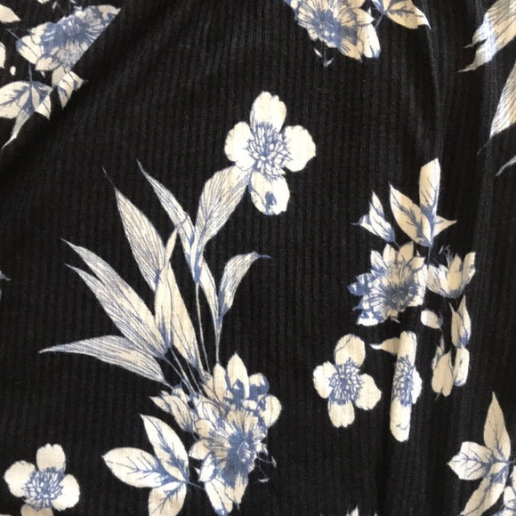 Lush floral ribbed tank dress - Picture 5 of 5